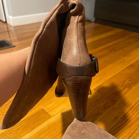 COLE HAAN E10 D32418 Brown Leather Knee High Boot - Picture 4 of 5